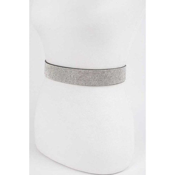 Plus Size Rhinestone Snap Fashion Belt main image 4